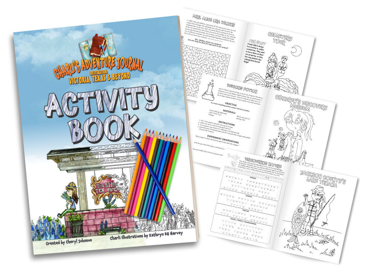 Charli's Activity Book - $7.99 Each